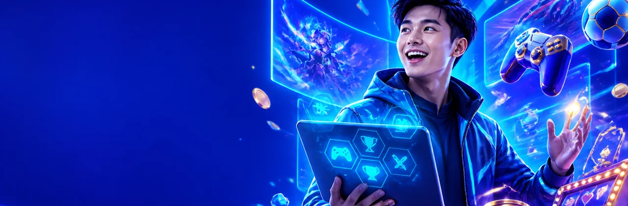 Banner tin nóng qq88 với phóng viên và bảng tin game phát sáng